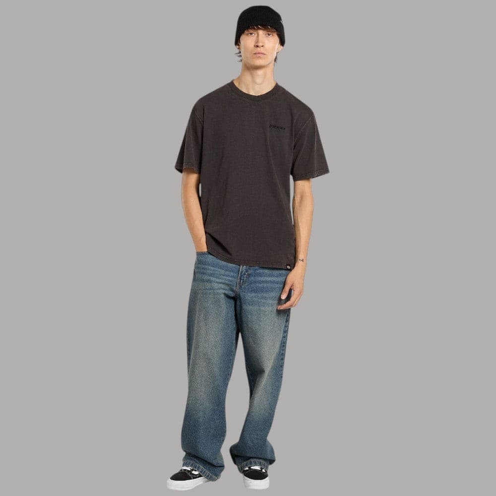 T-shirt Dickies Plentywood Cotone Slavato Acido Regular Fit - 5