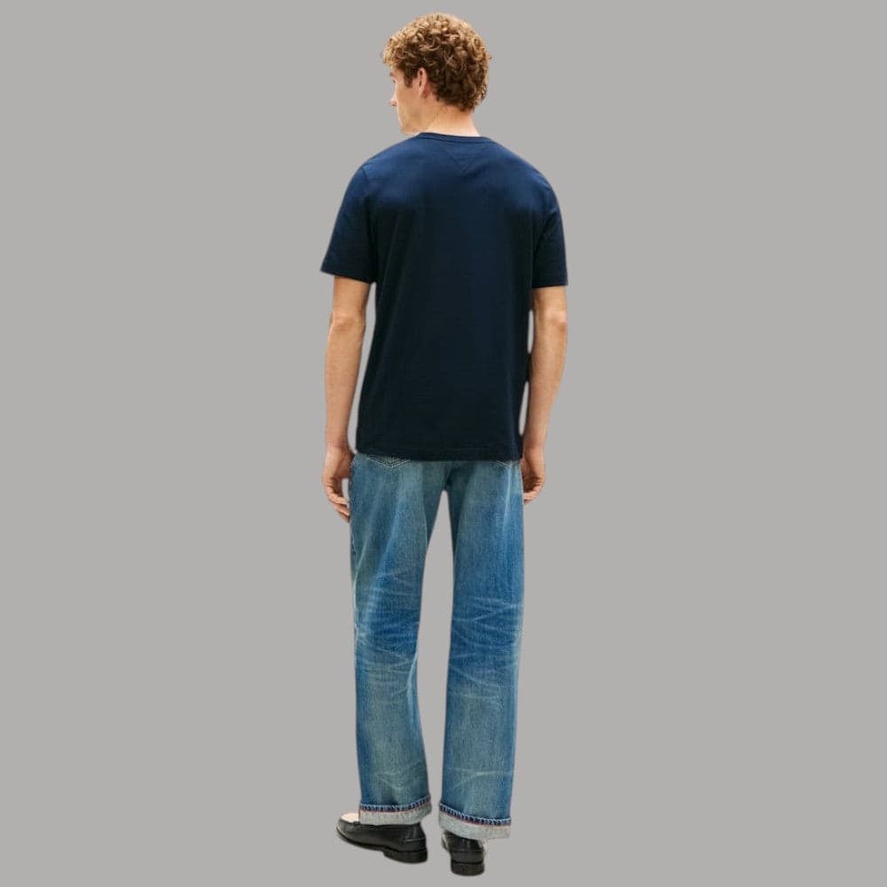 Tommy Hilfiger T-shirt Cotone Logo Centrale Regular Fit - 3