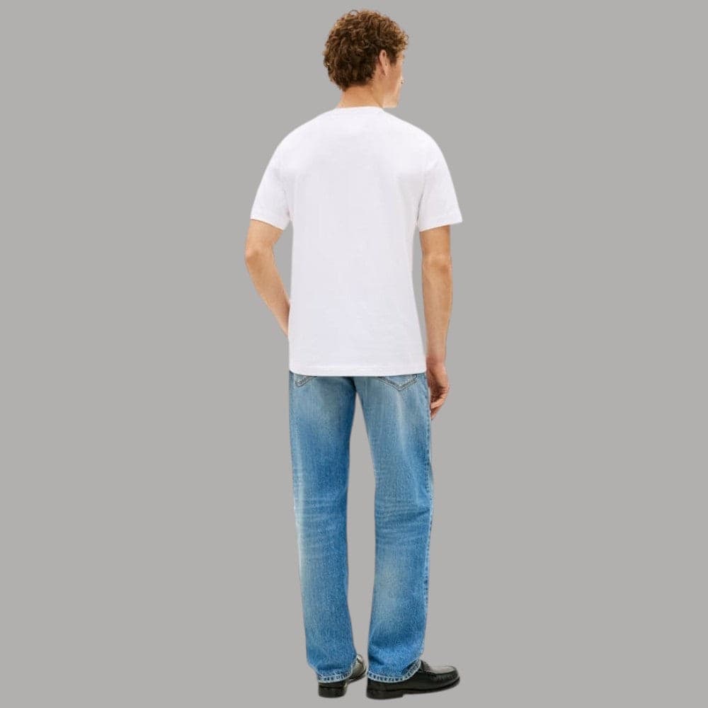 Tommy Hilfiger T-shirt Cotone Logo Centrale Regular Fit - 8
