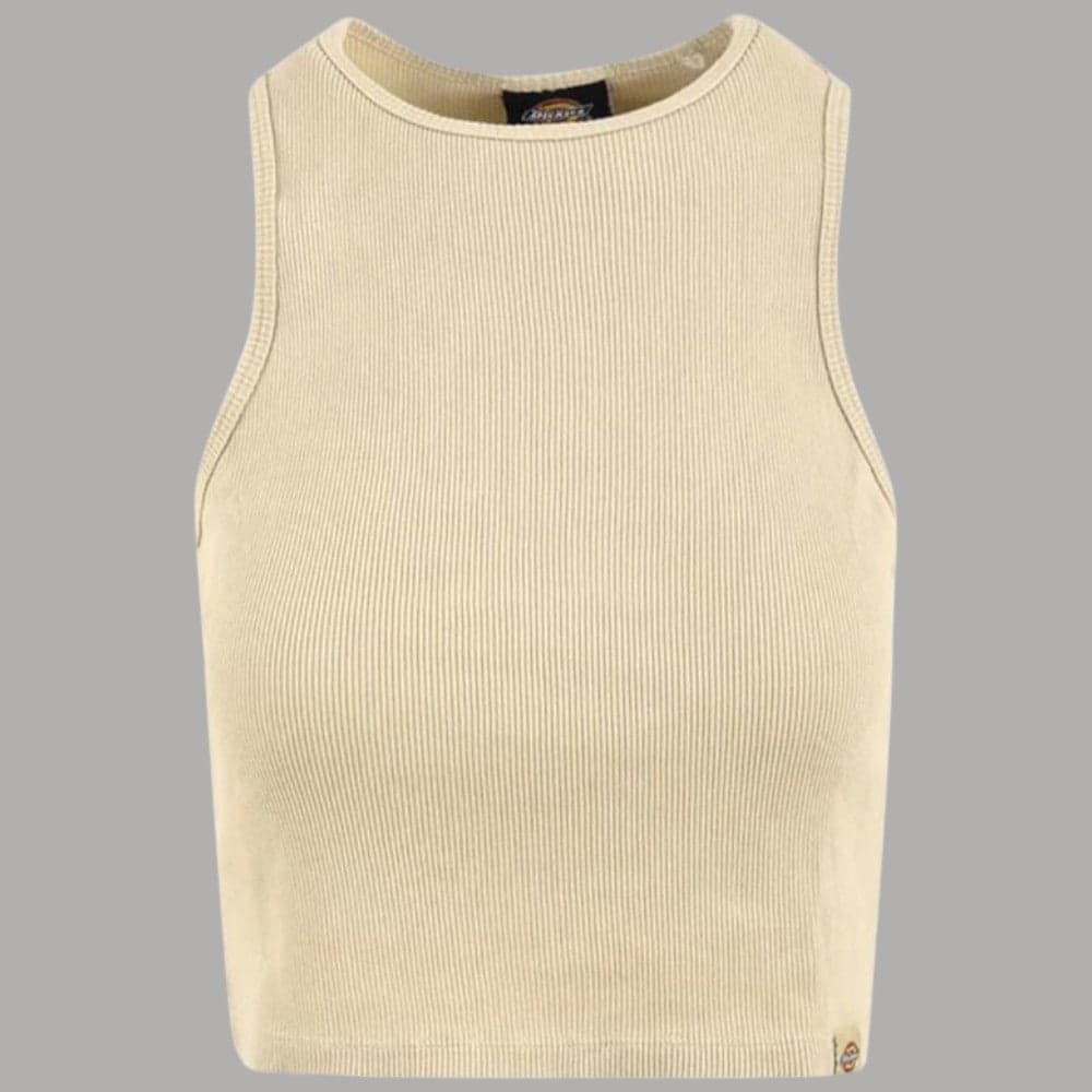 Top Dickies Plentywood Cropped Slavato a Coste in Cotone - 2