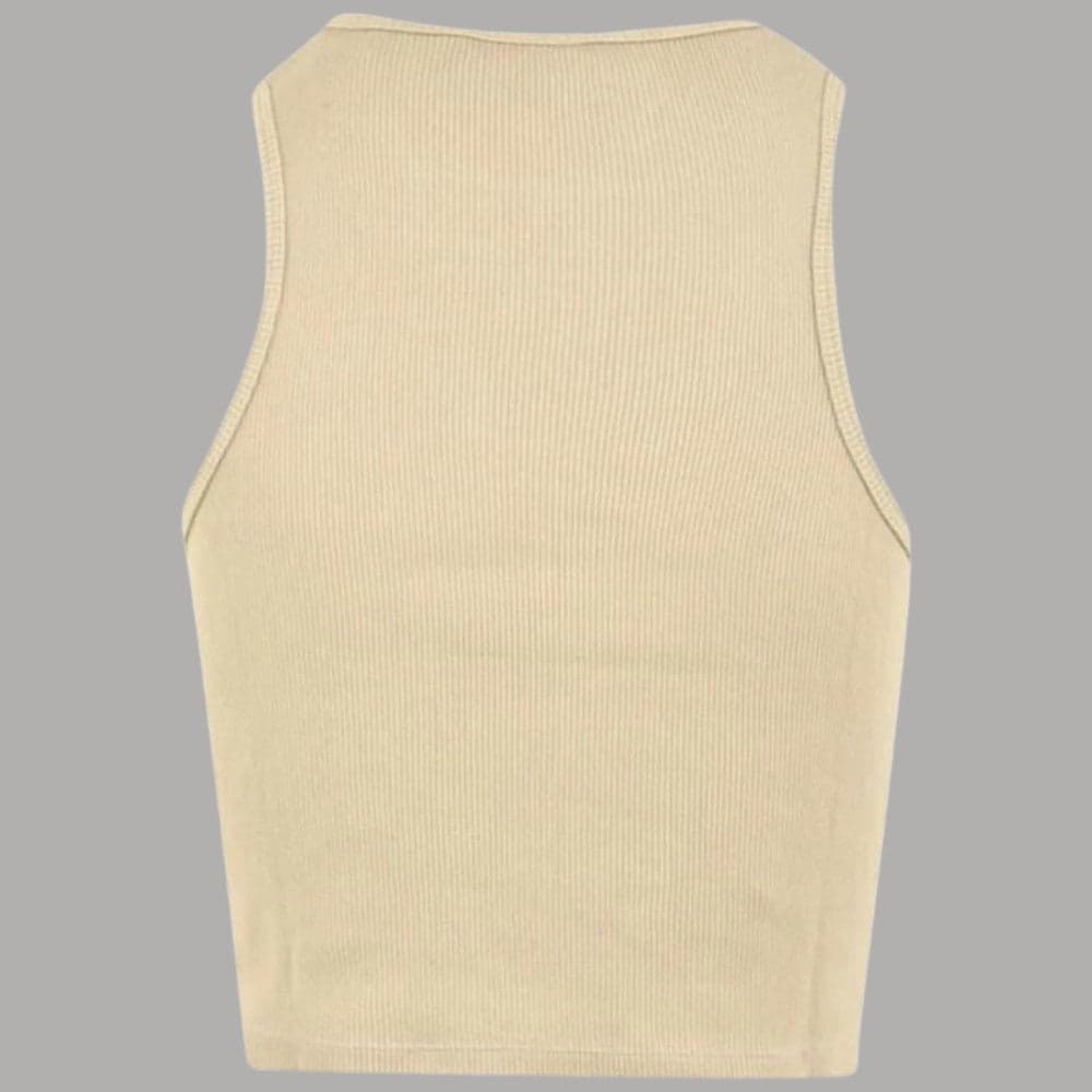 Top Dickies Plentywood Cropped Slavato a Coste in Cotone - 3