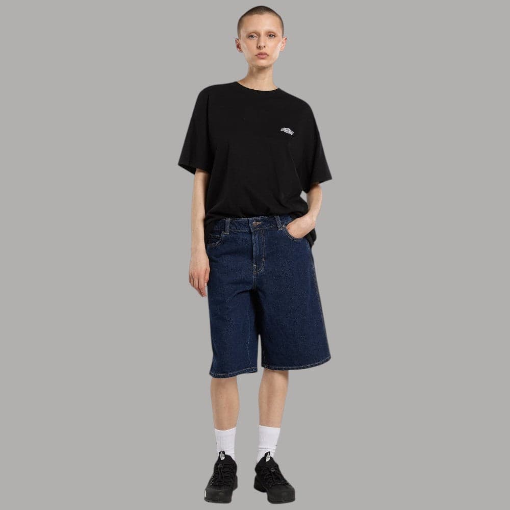 Pantaloncini Dickies Donna Denim 13 Cotone Fiammato Casual - 7