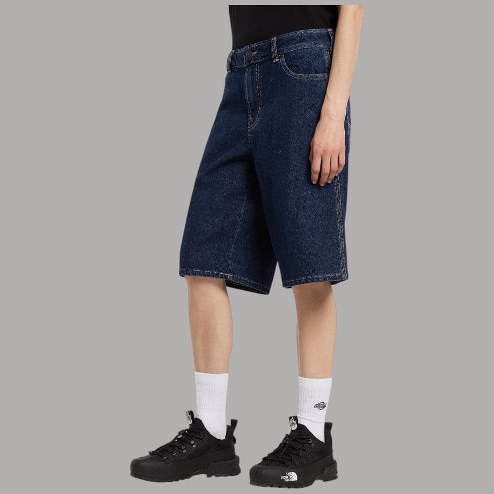 Pantaloncini Dickies Donna Denim 13 Cotone Fiammato Casual - 3