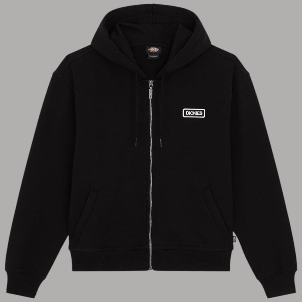 Felpa Dickies Donna Boxy con Zip e Cappuccio, Fleece 390g/m² - 6