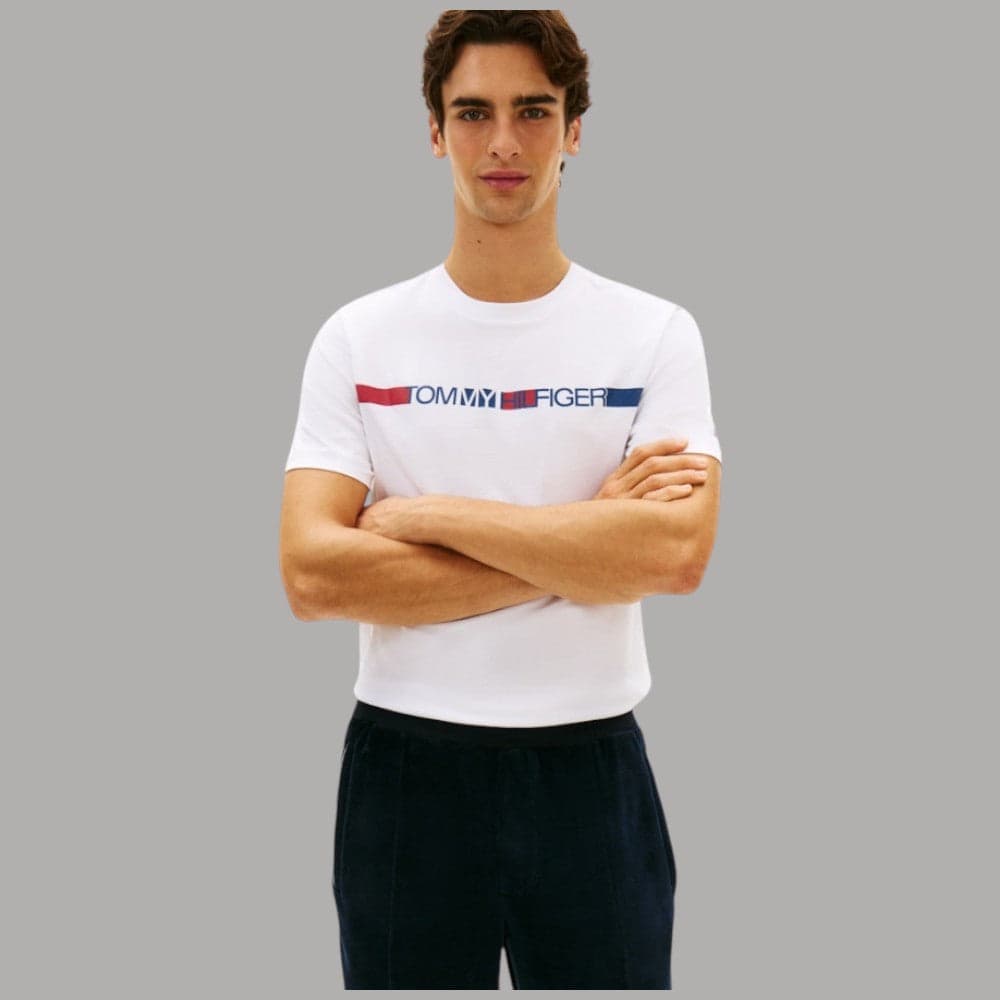 Tommy Hilfiger T-Shirt Cotone Regular Fit Logo Iconico - 11