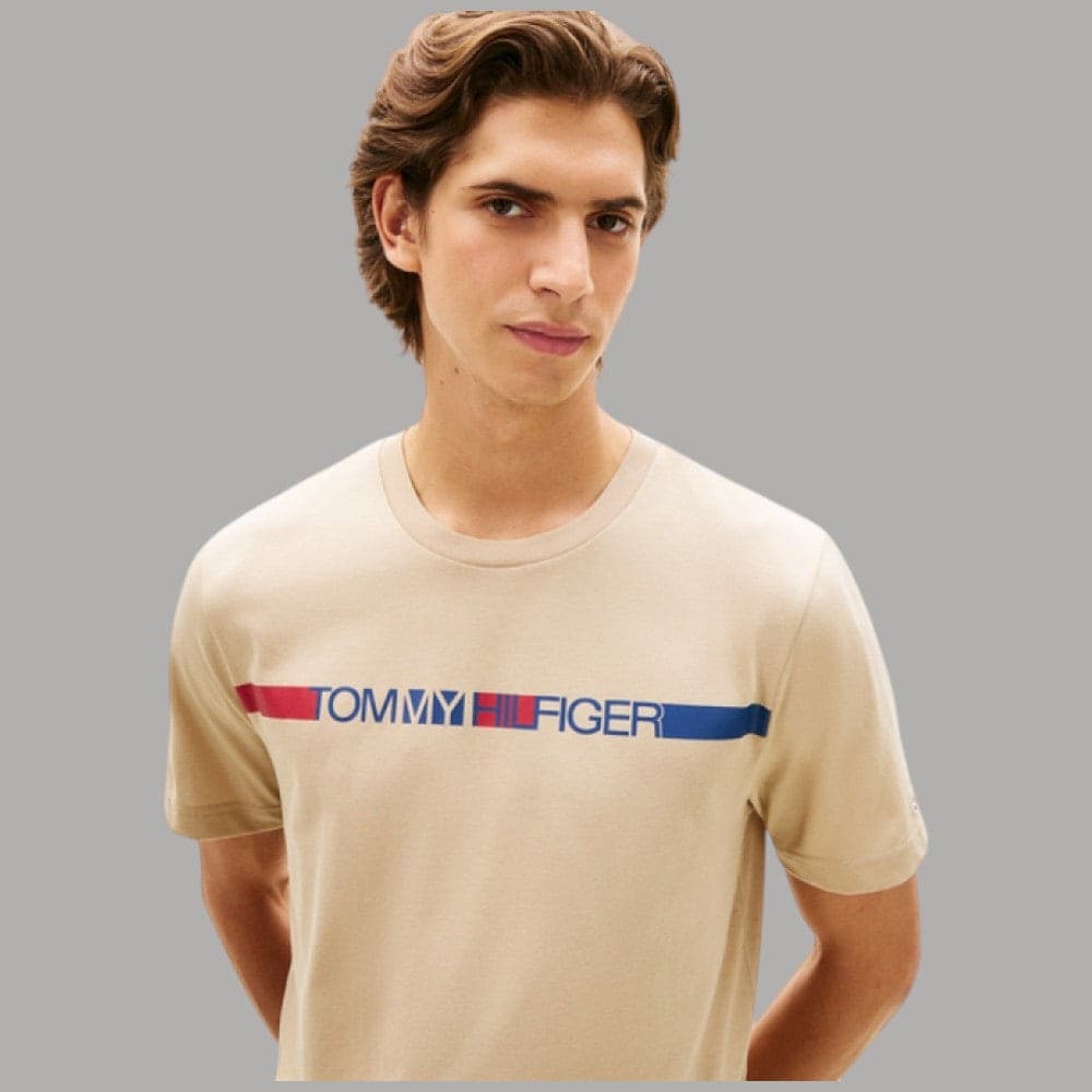 Tommy Hilfiger T-Shirt Cotone Regular Fit Logo Iconico - 2