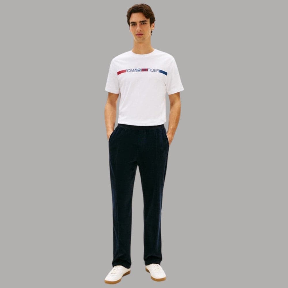 Tommy Hilfiger T-Shirt Cotone Regular Fit Logo Iconico - 8