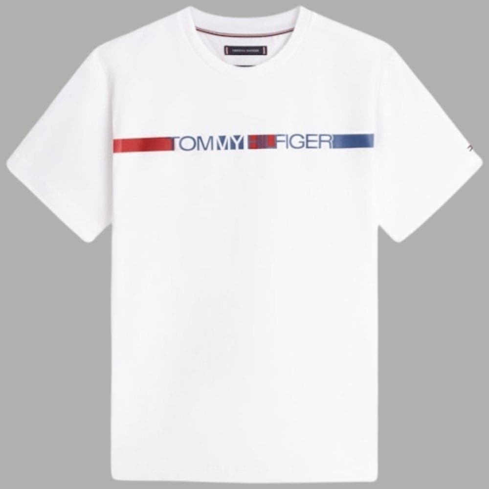 Tommy Hilfiger T-Shirt Cotone Regular Fit Logo Iconico - 10