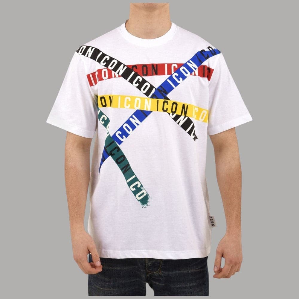 T-shirt ICON Cotone Stampa Intreccio, Comoda e Moderna - 1