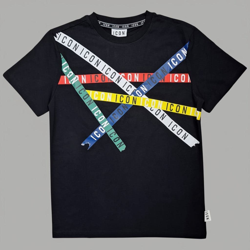 T-shirt ICON Cotone Stampa Intreccio, Comoda e Moderna - 4