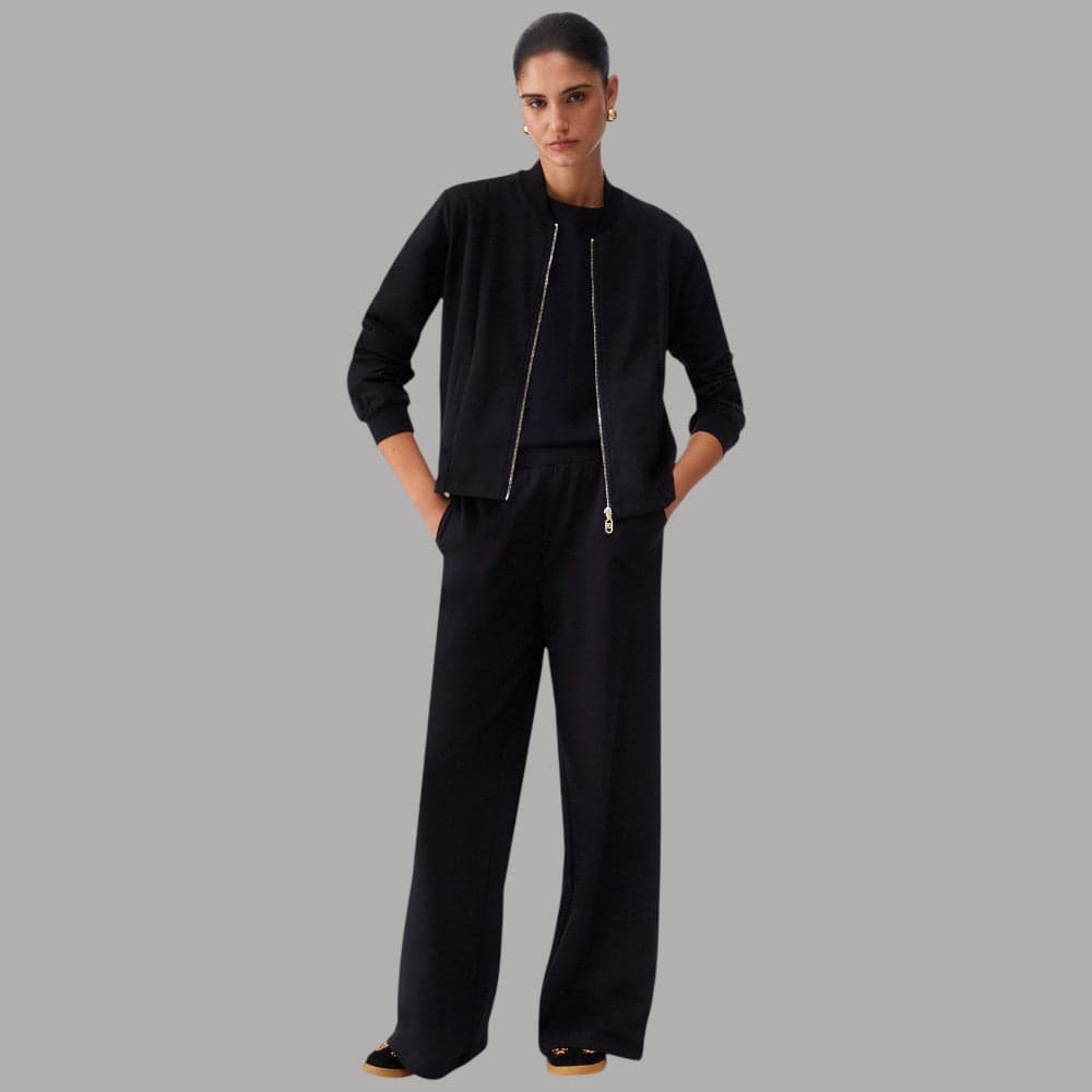 Completo Tuta Relaxed Liu Jo "Better" con Felpa Zip e Pantaloni Flare - 19