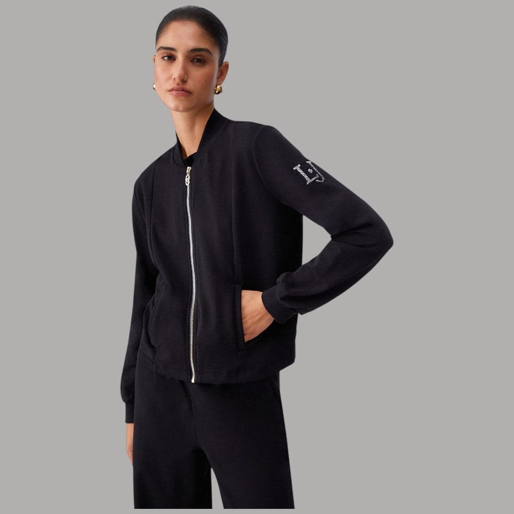 Completo Tuta Relaxed Liu Jo "Better" con Felpa Zip e Pantaloni Flare - 2