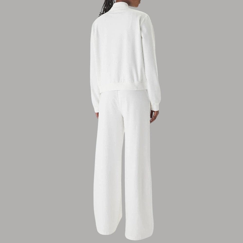Completo Tuta Relaxed Liu Jo "Better" con Felpa Zip e Pantaloni Flare - 12