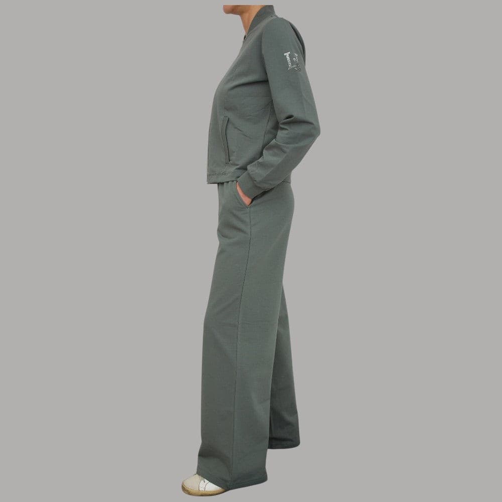 Completo Tuta Relaxed Liu Jo "Better" con Felpa Zip e Pantaloni Flare - 15