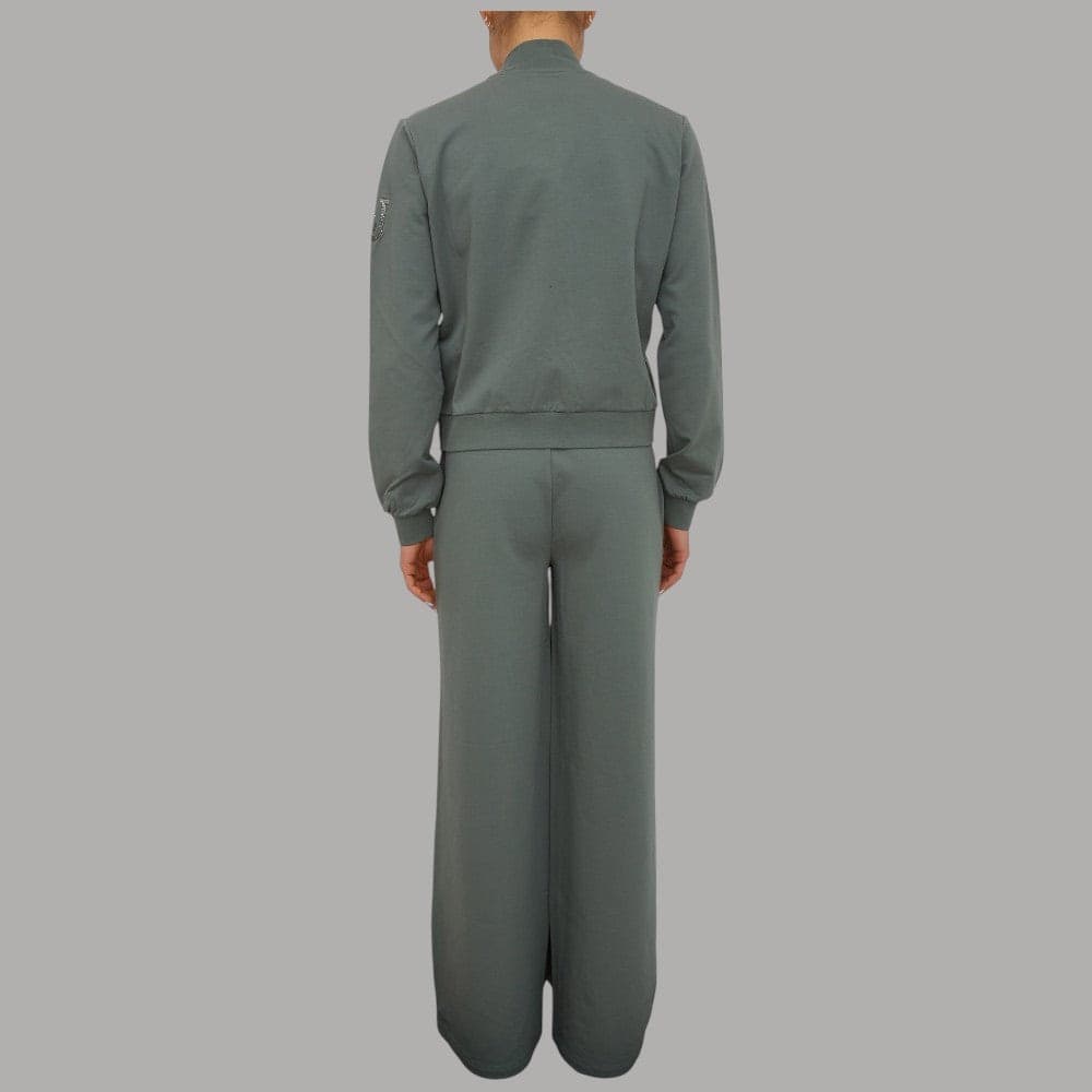 Completo Tuta Relaxed Liu Jo "Better" con Felpa Zip e Pantaloni Flare - 17