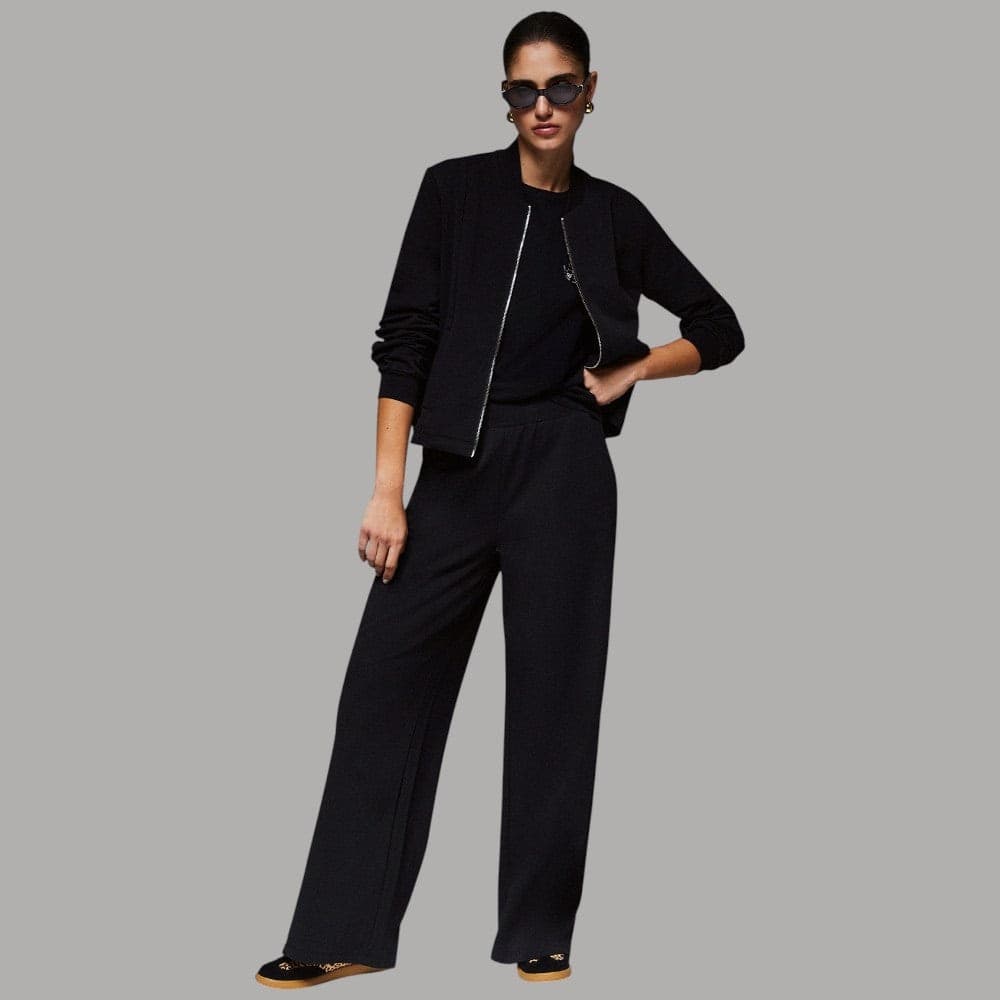 Completo Tuta Relaxed Liu Jo "Better" con Felpa Zip e Pantaloni Flare - 4