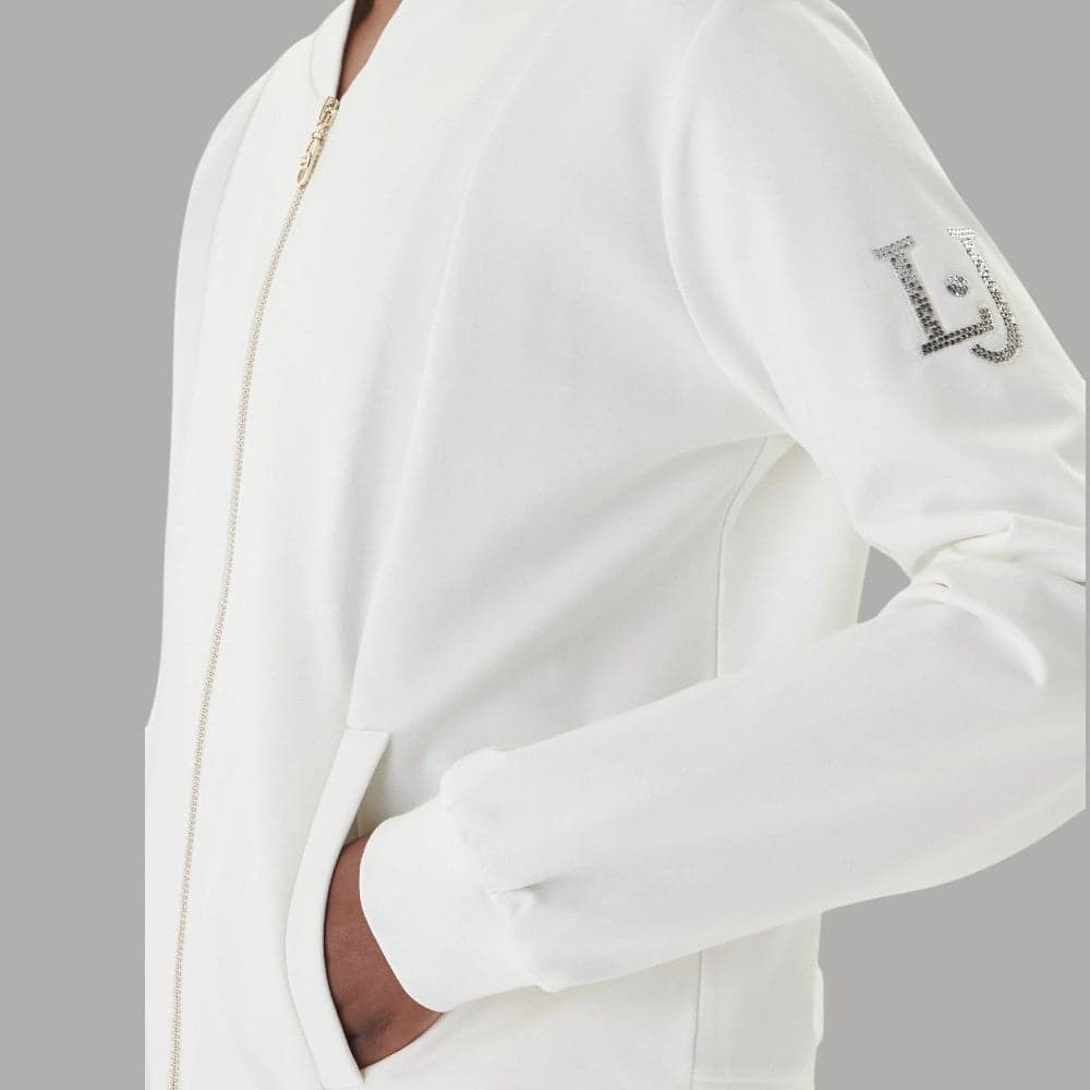 Completo Tuta Relaxed Liu Jo "Better" con Felpa Zip e Pantaloni Flare - 9