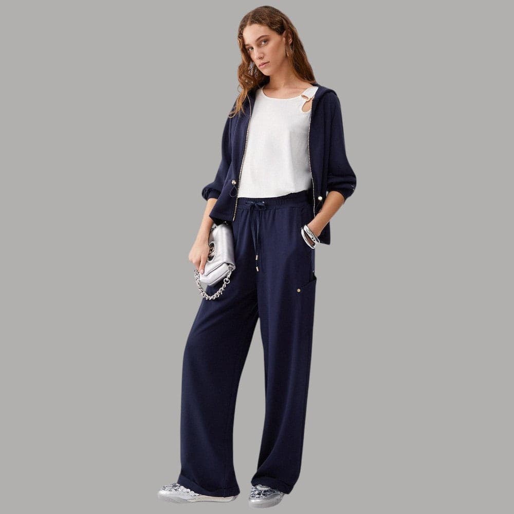 Liu Jo T-shirt Cut-Out Girocollo in Cotone e Bambù Elegante - 4