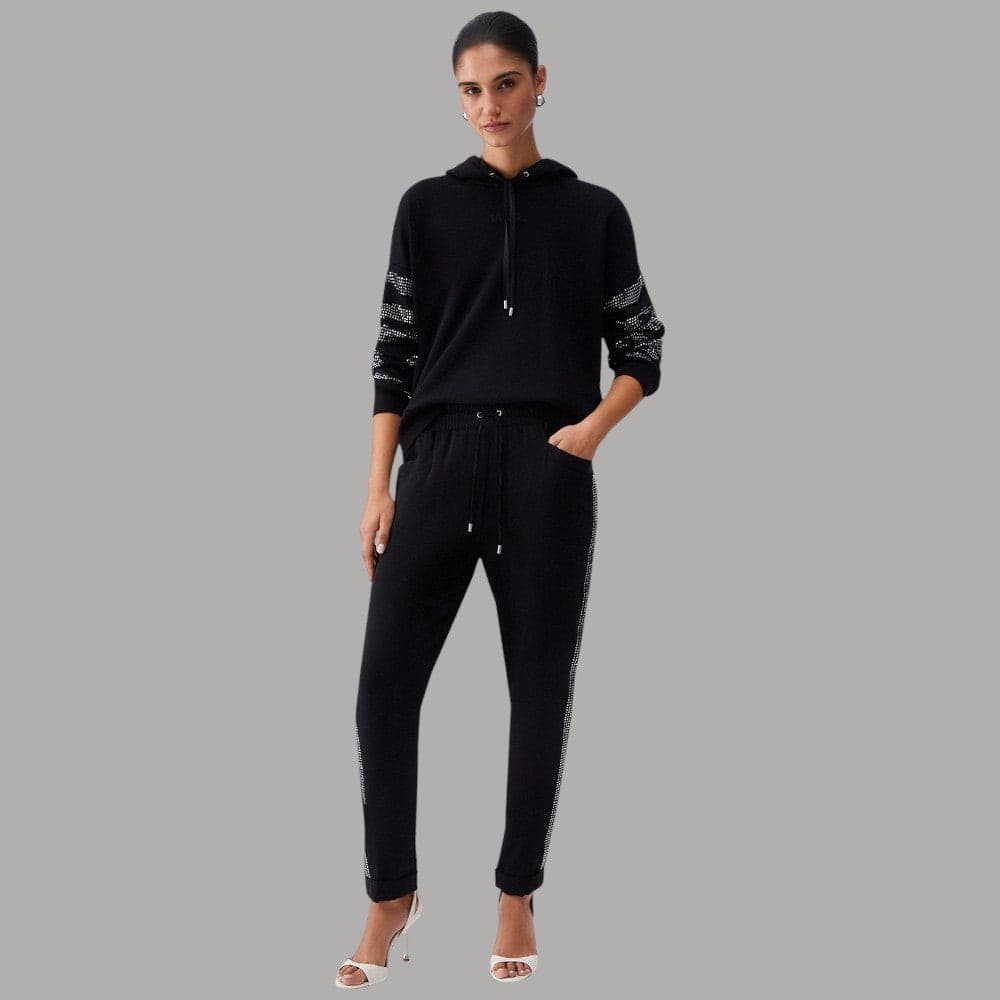 Liu Jo Joggers Donna Eleganti con Strass e Coulisse Elastico - 6