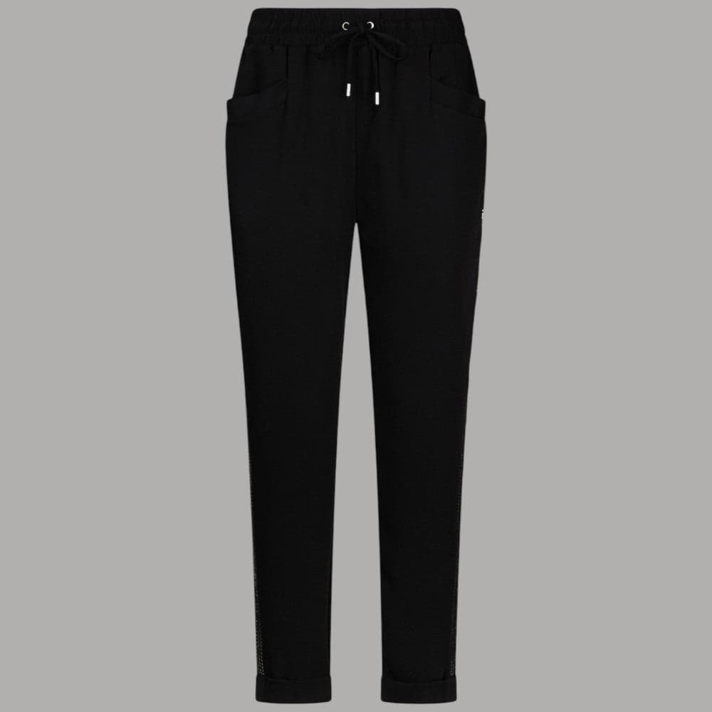 Liu Jo Joggers Donna Eleganti con Strass e Coulisse Elastico - 7