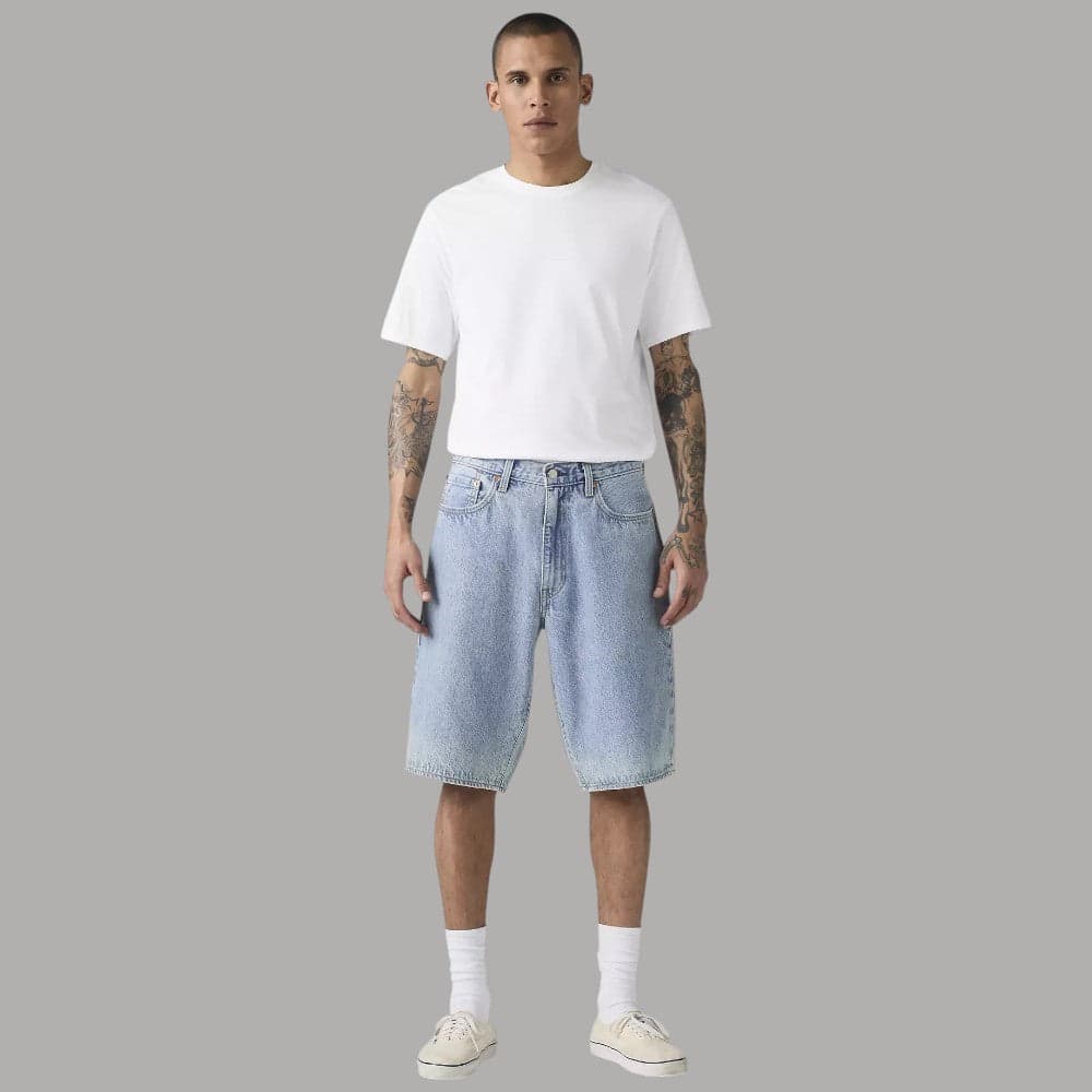Pantaloncino Levi's Baggy Denim Retrò - Vita Bassa 100% Cotone - 8
