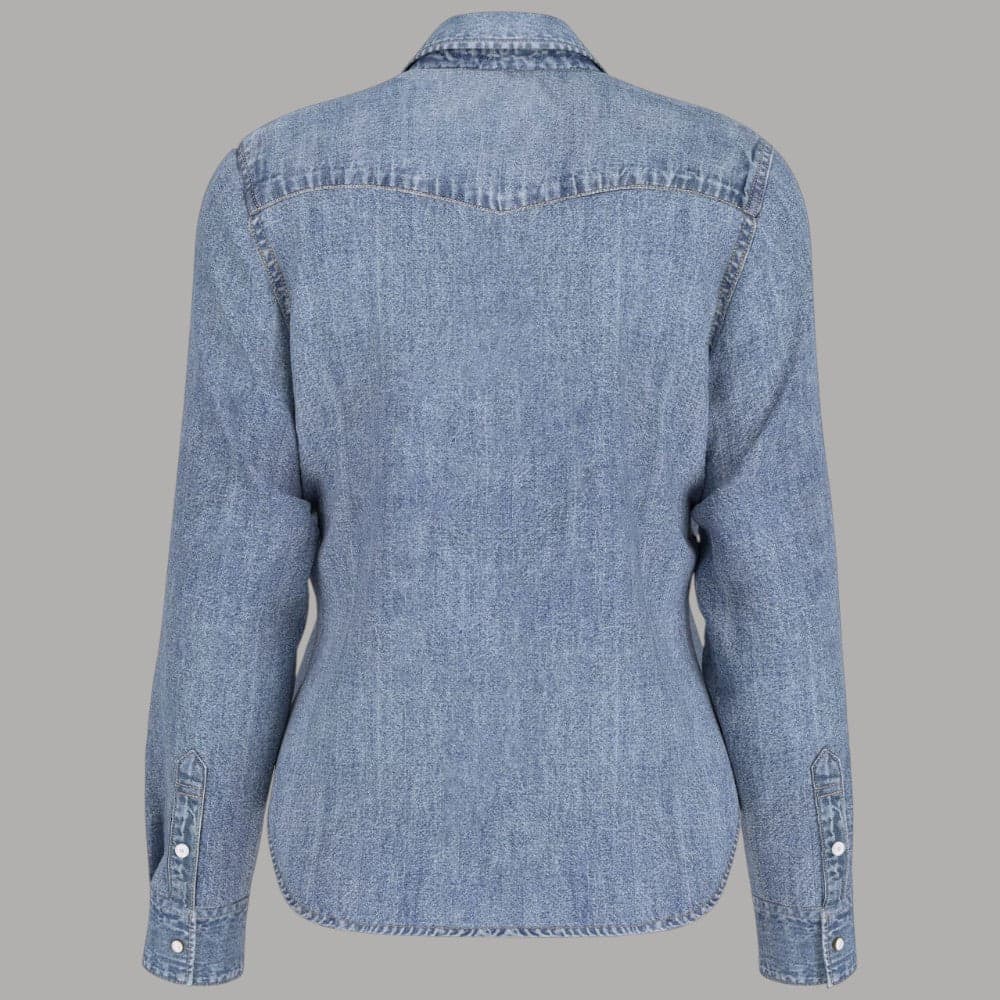 Camicia Jeans Guess GJ Donna Slim Denim 100% Cotone - 3