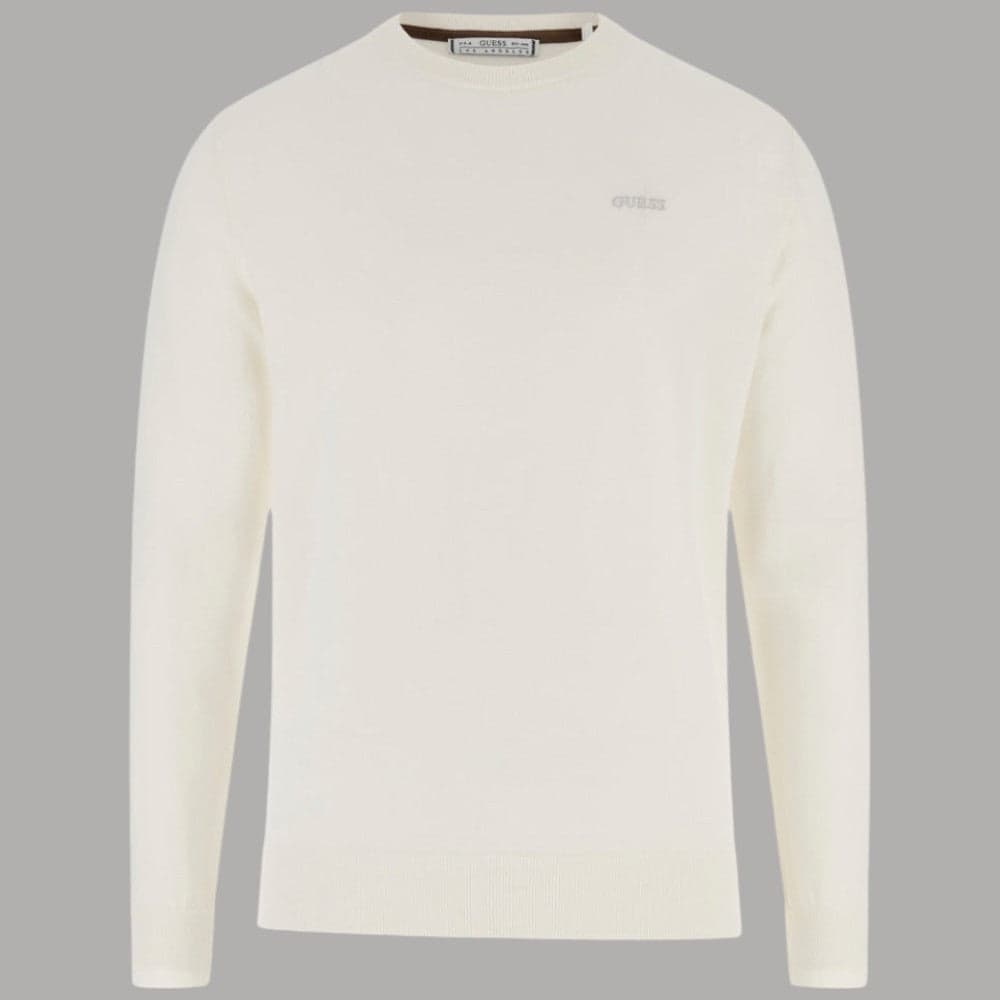 Pullover Guess KALIL in Cotone con Logo Ricamato - 5