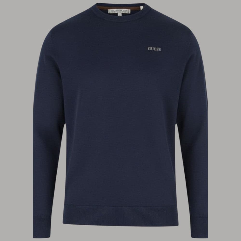 Pullover Guess KALIL in Cotone con Logo Ricamato - 6