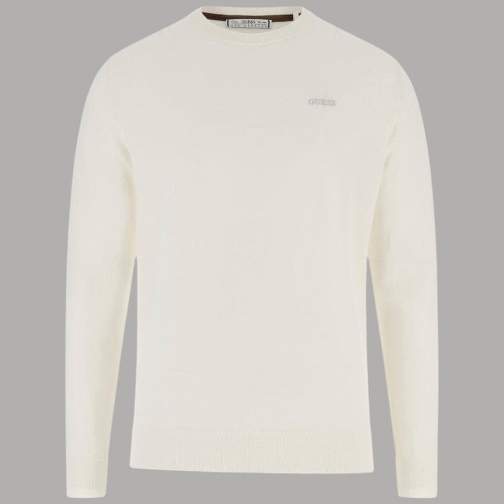 Pullover Guess KALIL in Cotone con Logo Ricamato - 3