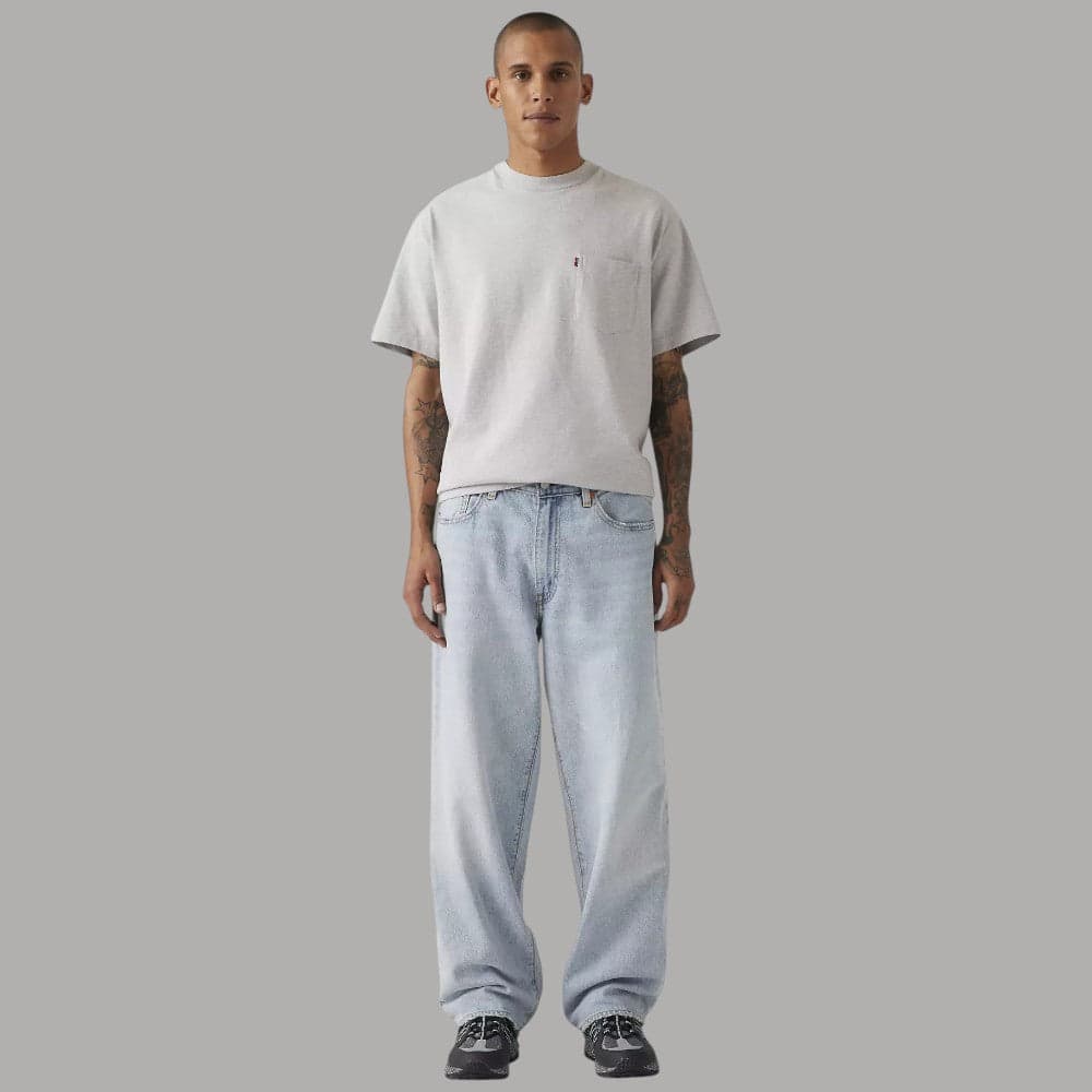 Levis Jeans Baggy 578 Oversize '90 in Denim 100% Cotone - 8