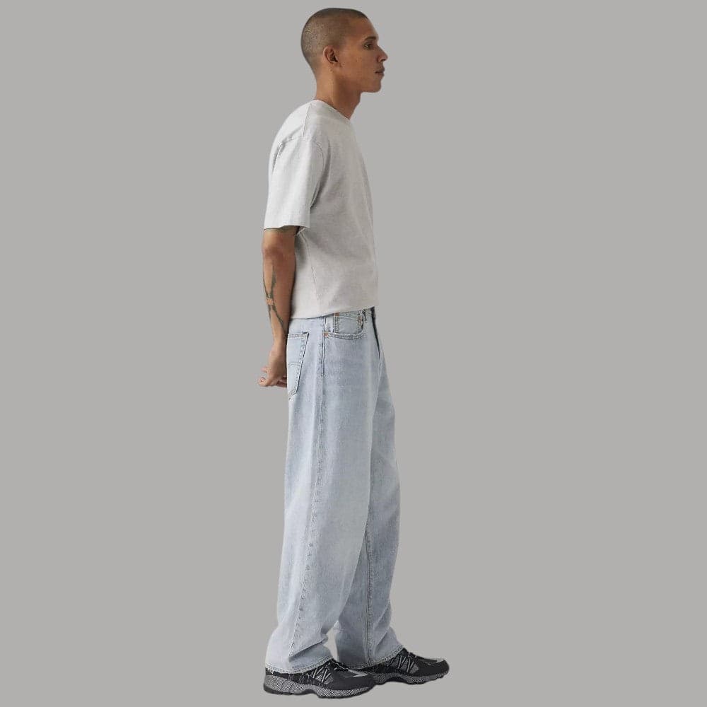 Levis Jeans Baggy 578 Oversize '90 in Denim 100% Cotone - 4