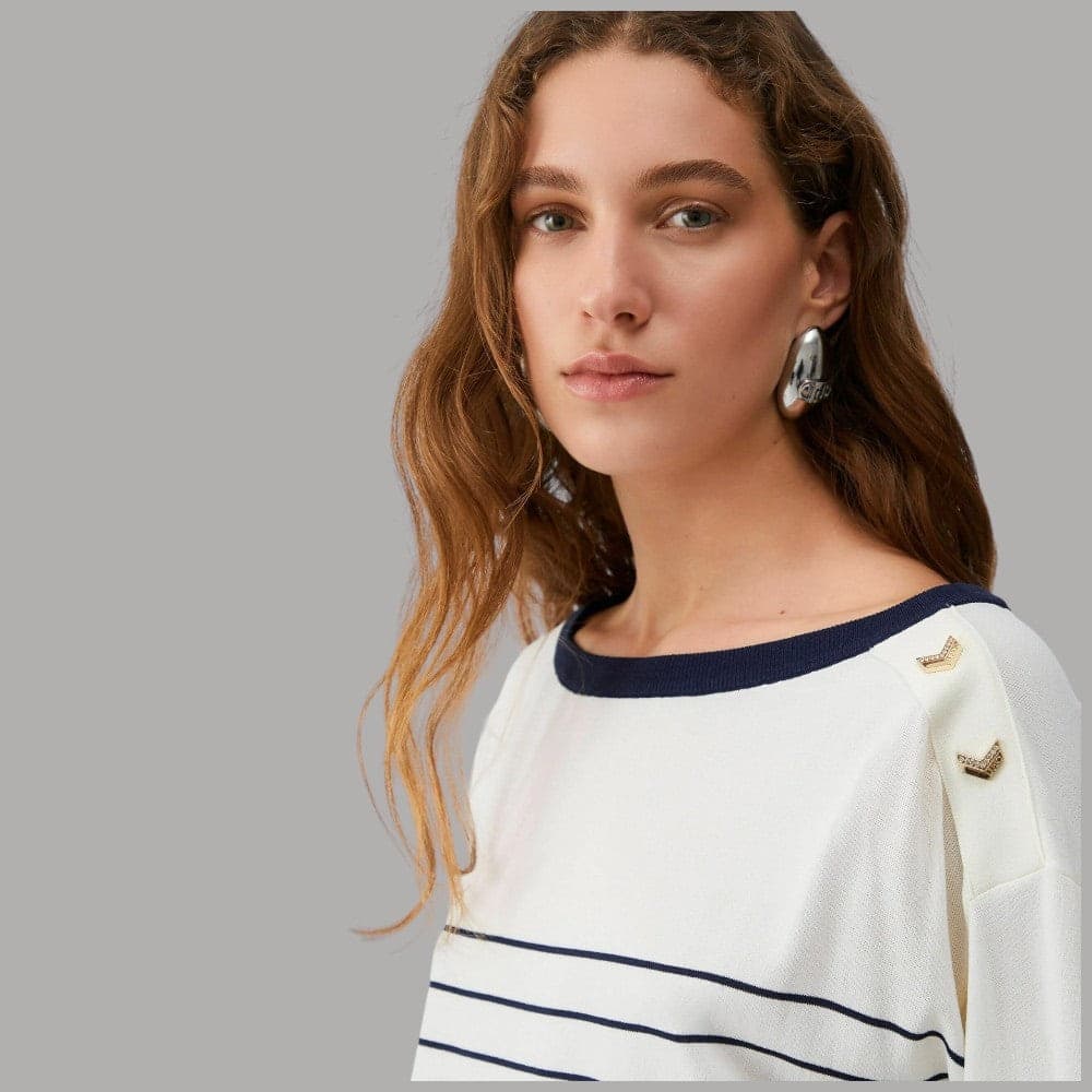 Liu Jo maglia a righe TA6213MS55N - 3