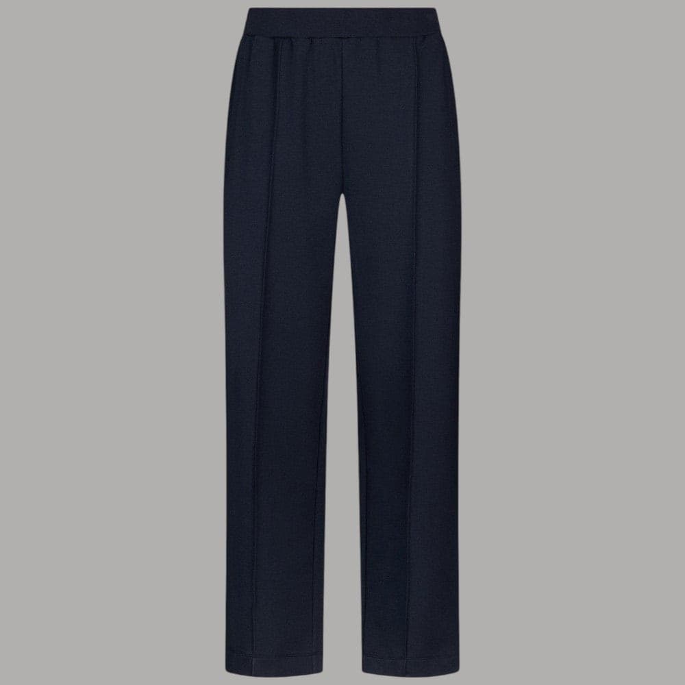 Pantaloni Larghi Liu Jo in Jersey Cotone ed Elastan, Vita Comoda - 2