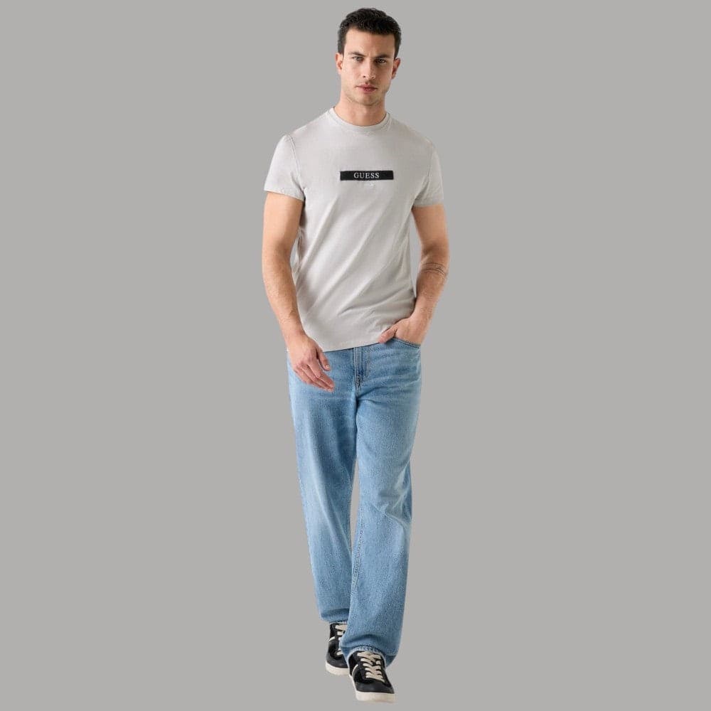 Maglietta Slim Uomo Guess con Logo in Cotone Elasticizzato - 2