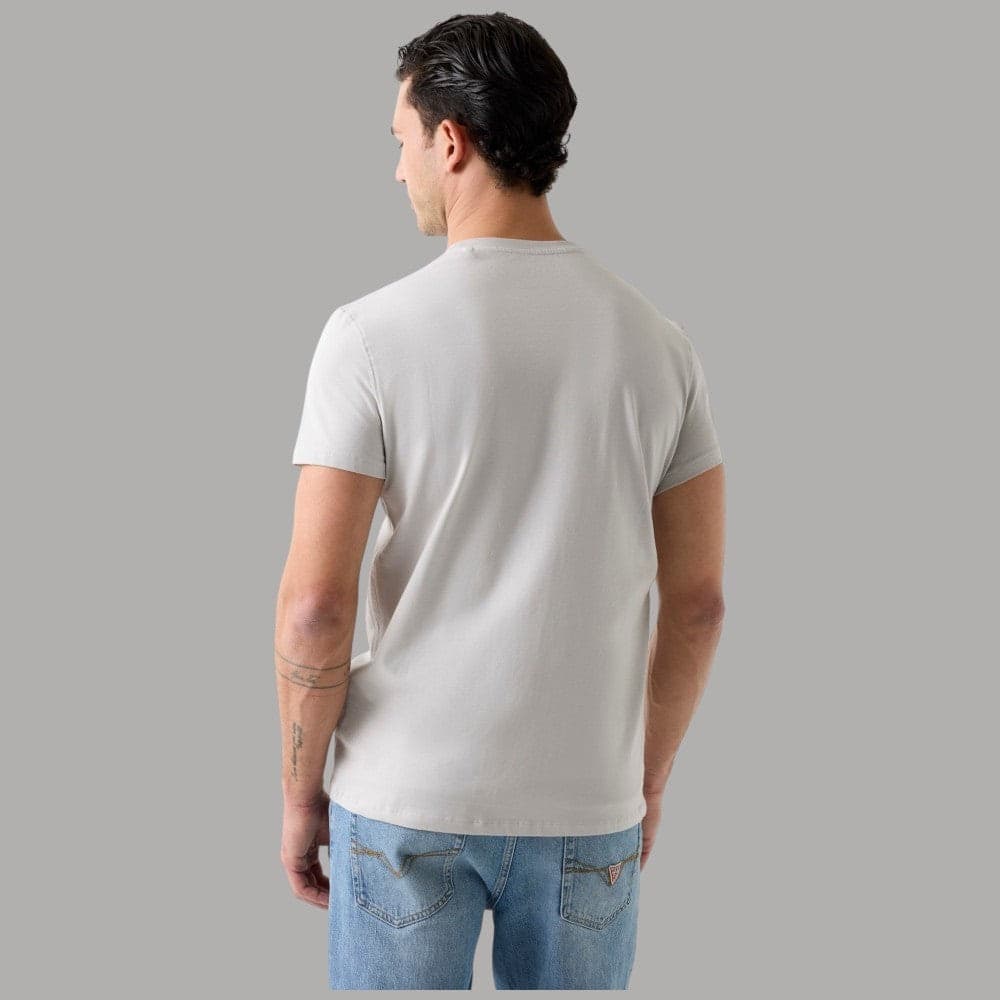 Maglietta Slim Uomo Guess con Logo in Cotone Elasticizzato - 3