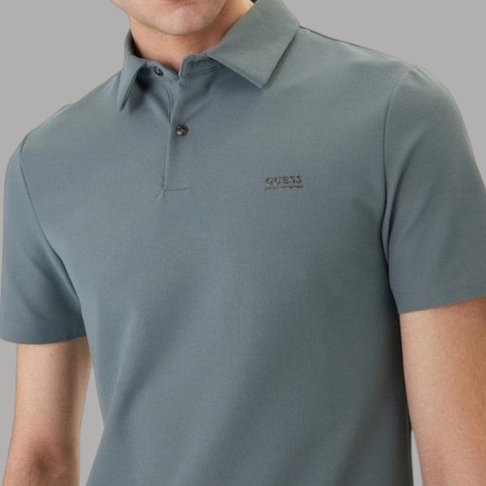 Polo Guess Slim Tech Stretch con Logo, Comfort e Stile - 7