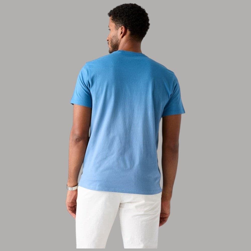 T-shirt Guess Cotone Gradient Logo Ricamato Regular Fit - 2