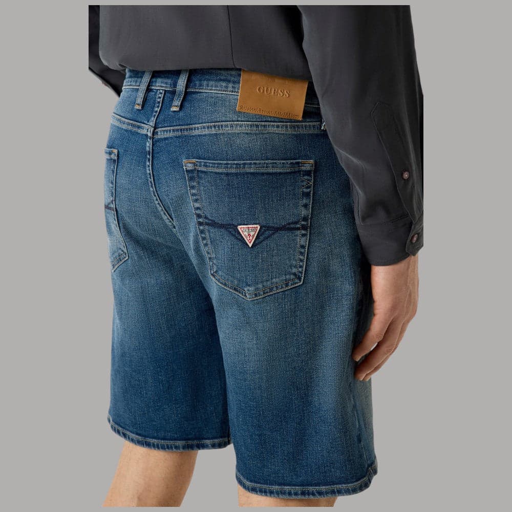 Guess Shorts Denim Regular fit Vita Media 5 Tasche RODEO M6GD27D077 - 4