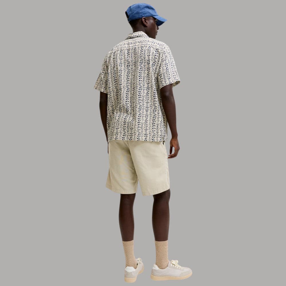 Bermuda Canvas Comfort con Zip, Elastico e Coulisse in Vita - 4