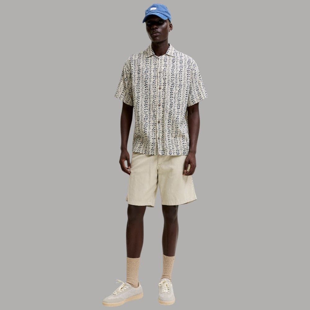 Bermuda Canvas Comfort con Zip, Elastico e Coulisse in Vita - 5