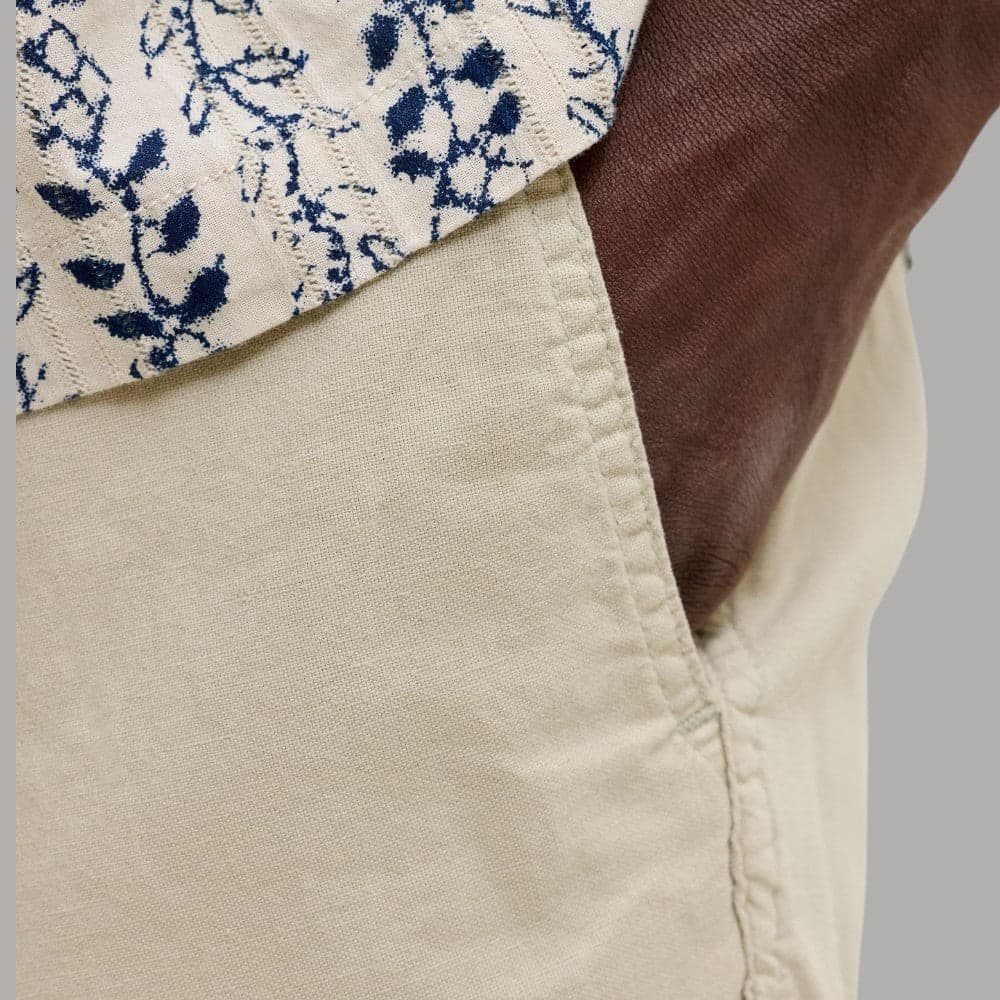 Bermuda Canvas Comfort con Zip, Elastico e Coulisse in Vita - 6