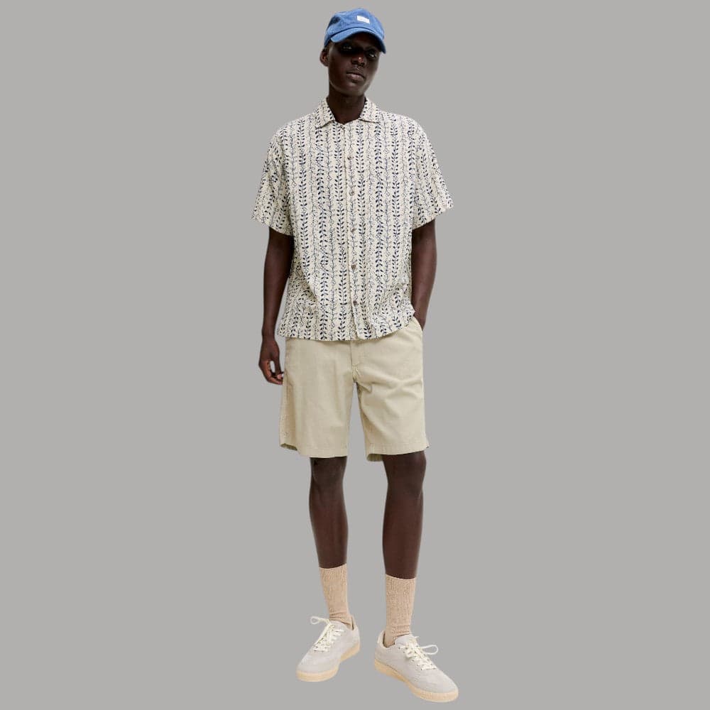Bermuda Canvas Comfort con Zip, Elastico e Coulisse in Vita - 8