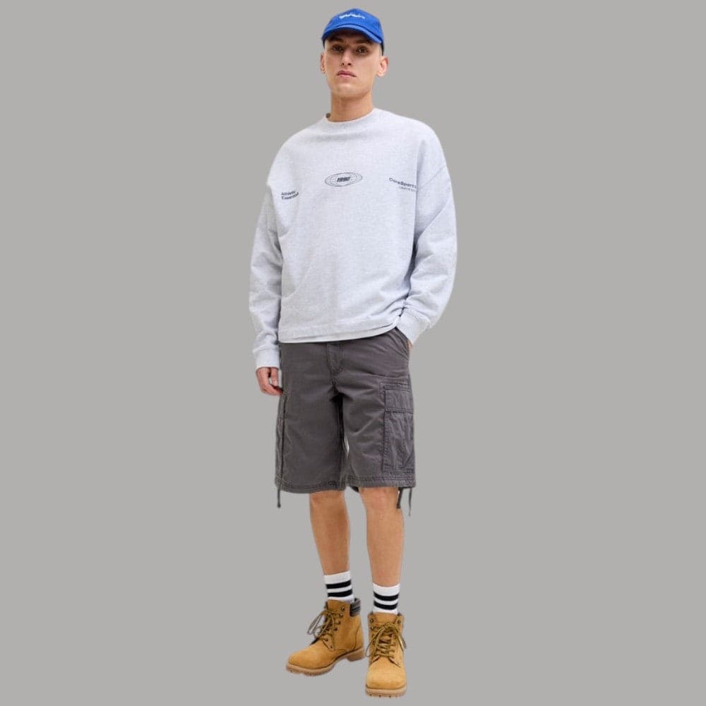 Bermuda Cargo Cotone Relaxed Fit Jack & Jones Uomo 12293343 - 13