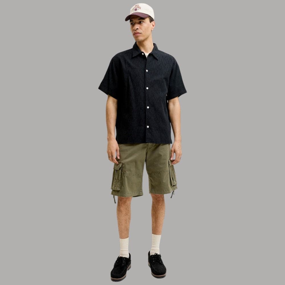 Bermuda Cargo Cotone Relaxed Fit Jack & Jones Uomo 12293343 - 4