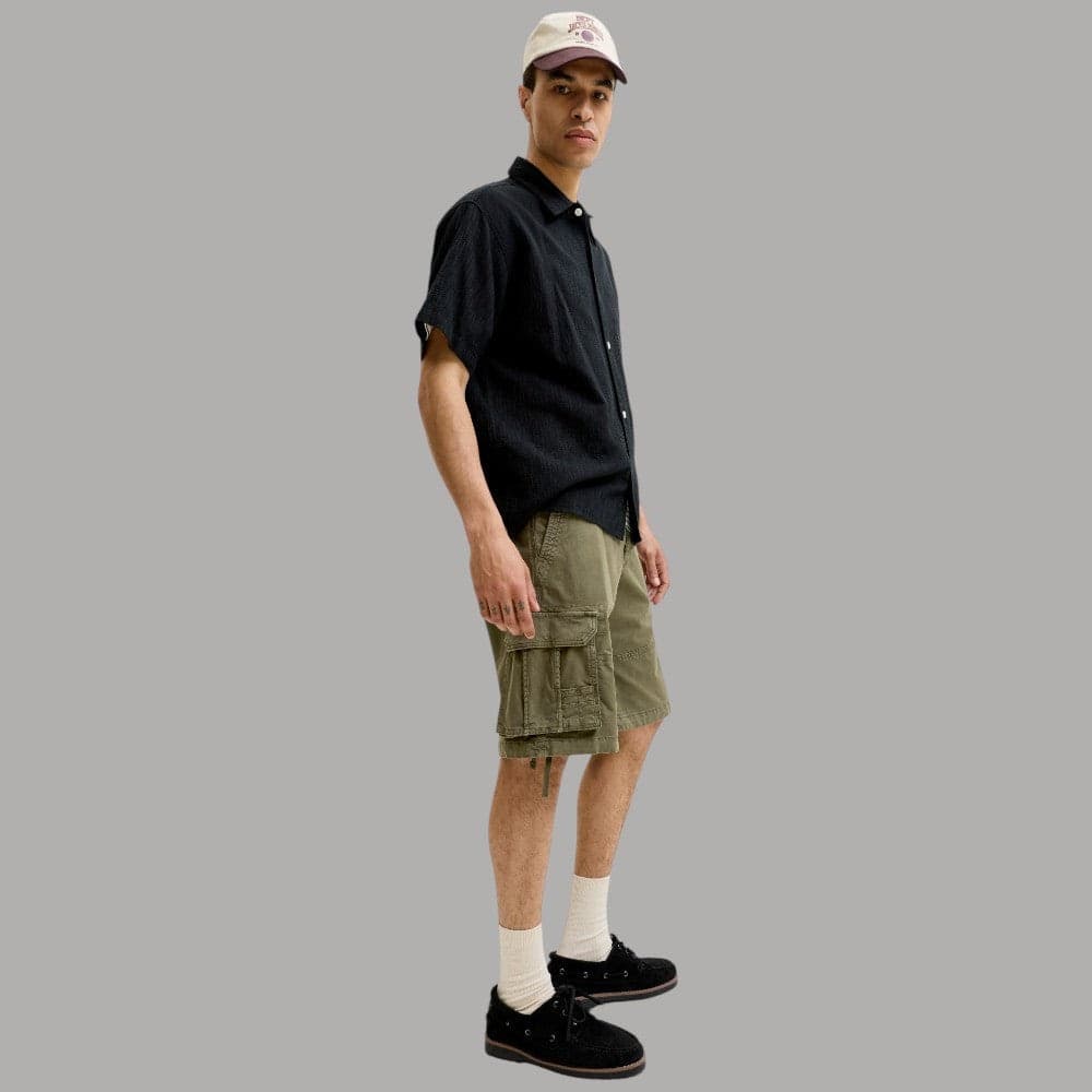Bermuda Cargo Cotone Relaxed Fit Jack & Jones Uomo 12293343 - 5