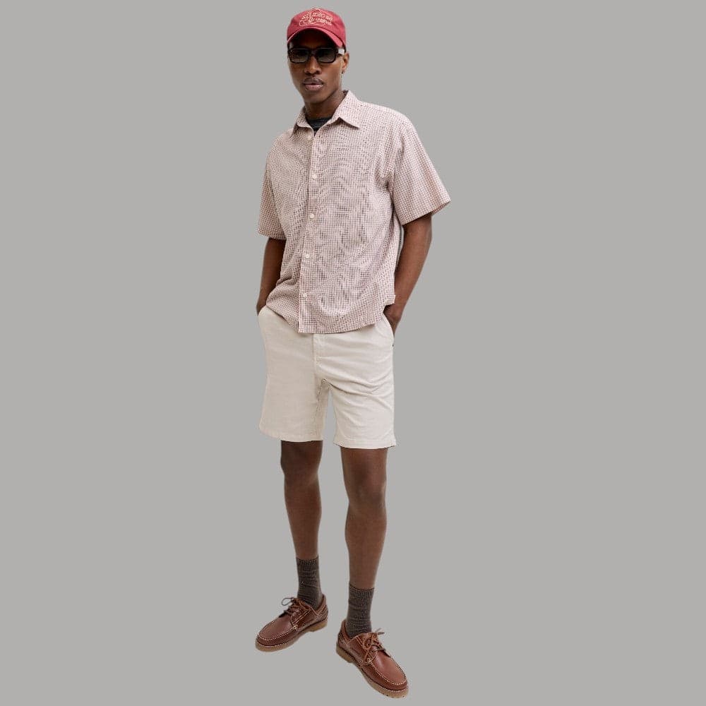 Jack & Jones Bermuda Chino Relaxed Fit Twill Cotone - 8