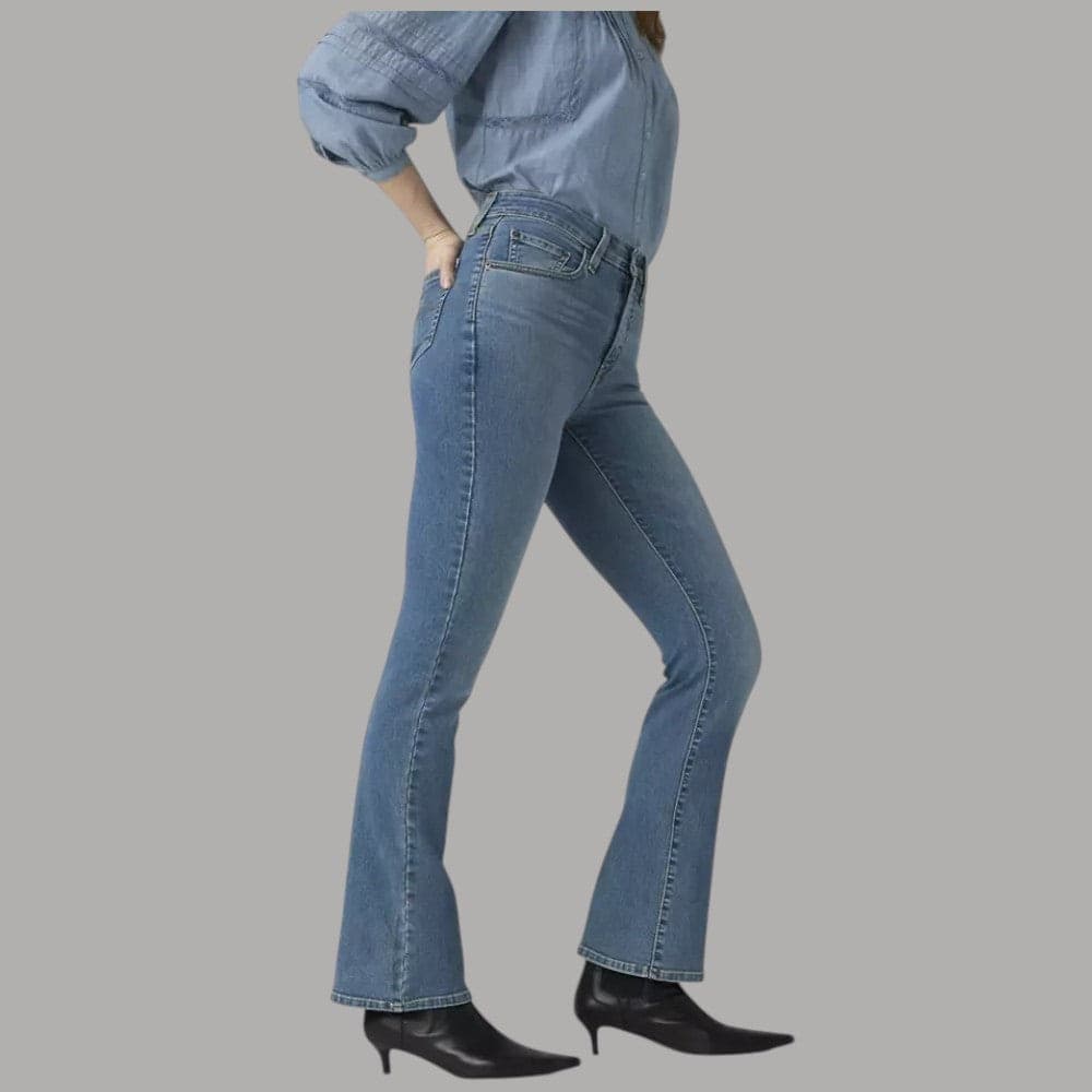 Levi's 725 Jeans Donna Bootcut Vita Alta Gambe Slanciate - 4