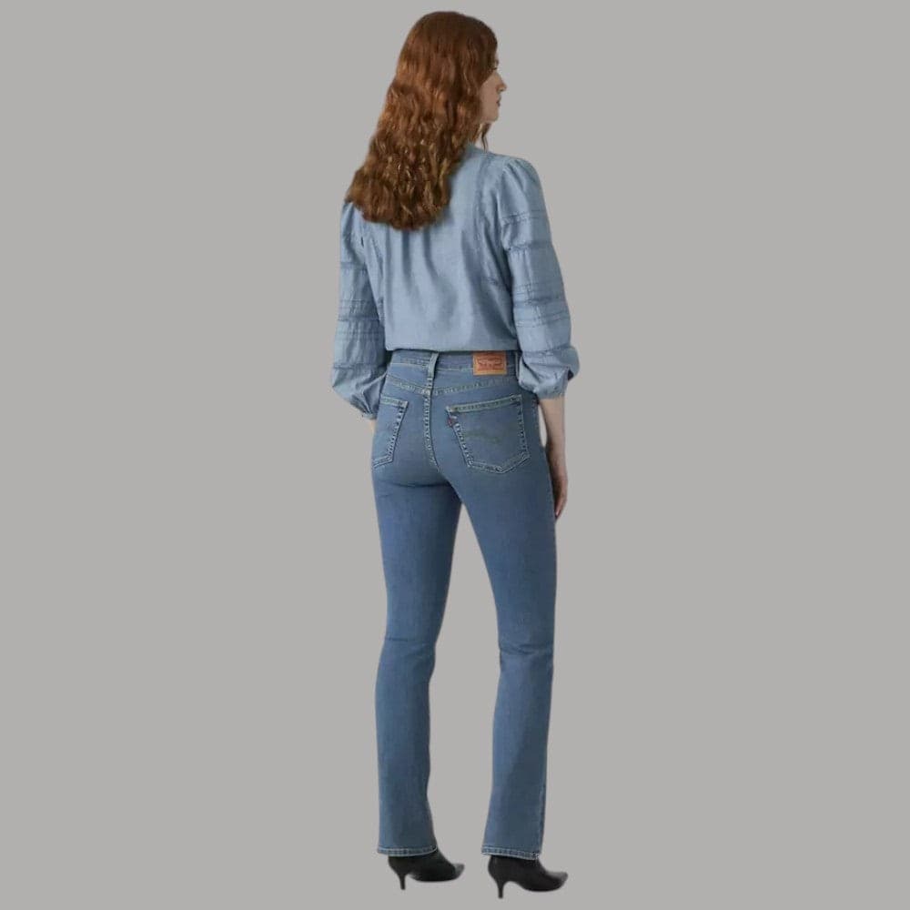 Levi's 725 Jeans Donna Bootcut Vita Alta Gambe Slanciate - 5