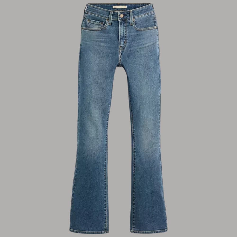 Levi's 725 Jeans Donna Bootcut Vita Alta Gambe Slanciate - 6