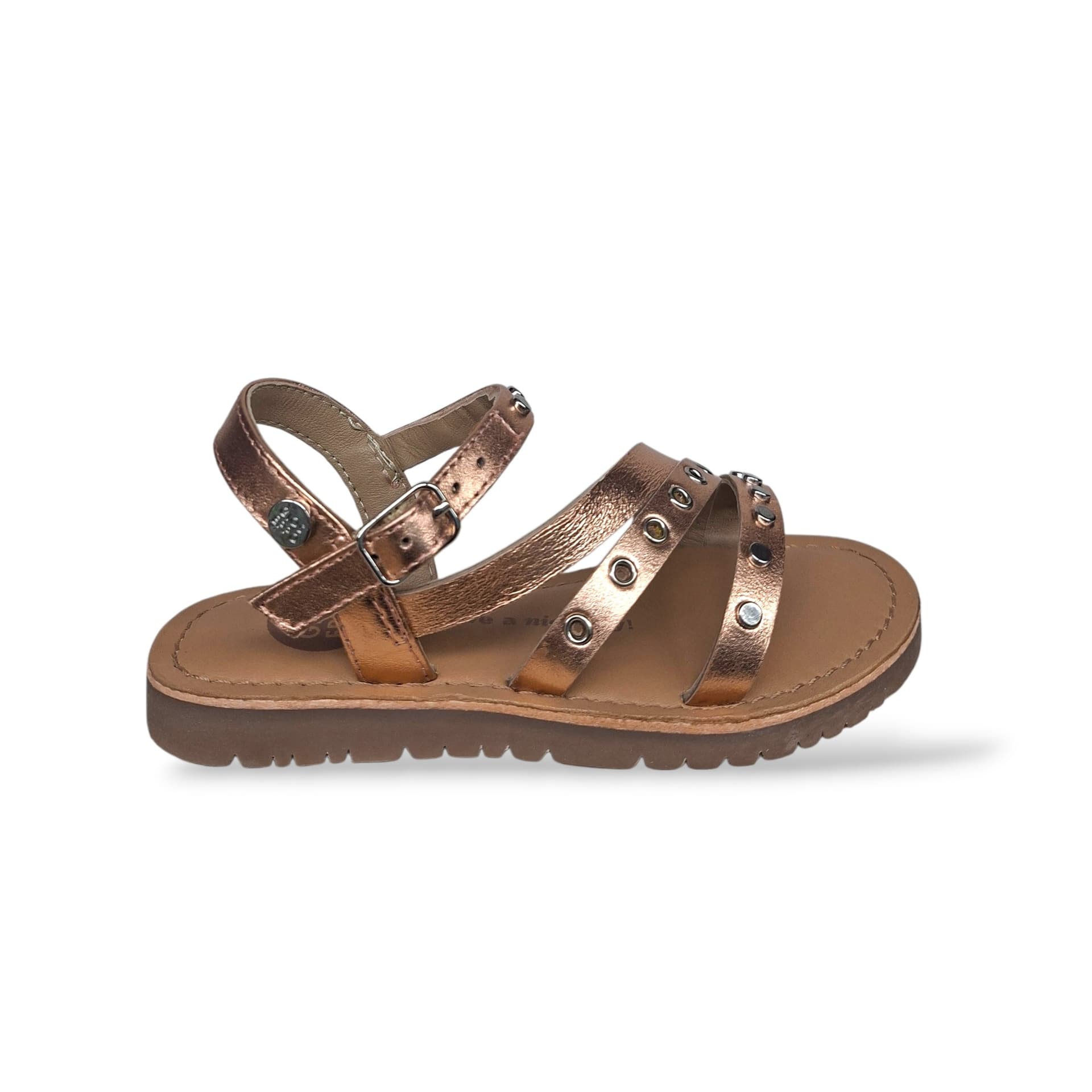 Sandali Bambina GIOSEPPO AWASI 78907 – Oro Rosato in Pelle | Fibia per un Look Rose Gold Romantico e Prezioso - 6